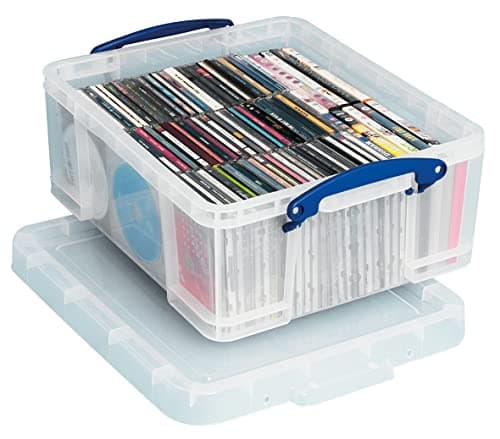 Image of Really Useful Box Plastic Storage 18 Litre Clear