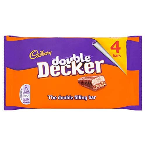 Image of Cadbury Double Decker Chocolate Bar, 4 x 47g