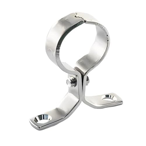 Image of Chrome Pipe Clip Bracket - 2-15mm Pipe Clips, Supports & Brackets - Available in 15mm, 22mm, 28mm, 35mm & 42mm