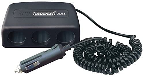 Image of Draper 78907 12-Volt DC 3-Socket Adapter