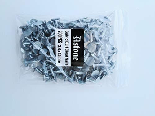Image of Astone galvanised Clout Nails (200, 13mm ELH)