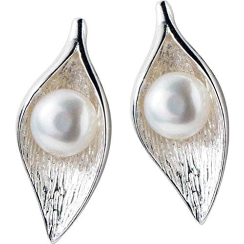 Image of Earrings for Women, S925 Female Tree Leaf Pearl Willow KoreaEarrings Household faucets