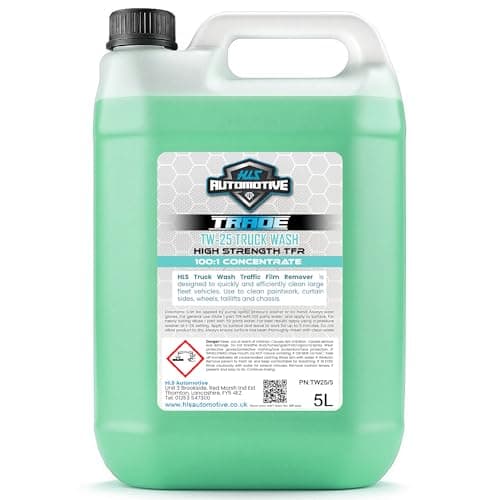 Image of HLS Supplies 5L TW-25 Truck Wash - Non Caustic TFR Road Traffic Film Remover for Cars and Commercial Vehicles