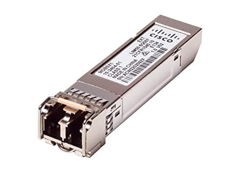 Image of Cisco MGBSX1 SFP Transceiver, Gigabit Ethernet (GbE) 1000BASE-SX Mini-GBIC (MGBSX1)