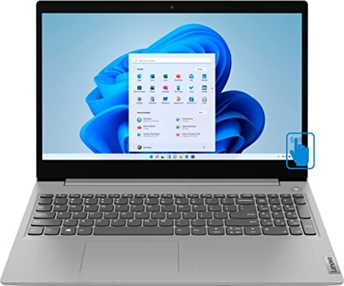 Image of Lenovo - IdeaPad 3 15" HD Touch Screen Laptop - Intel Core i3-1115G4 - Intel UHD Graphics - 8GB Memory - 256GB SSD - Platinum Grey