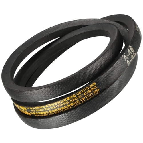 Image of TA-VIGOR A46 Drive V-Belt 46" Inner Length 13mm Width 8mm Thick, Rubber Transmission Belt for Mower, Traction, Industrial Drive Systems