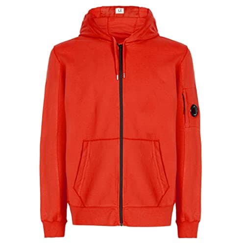 Image of CP Company Men`s Hooded Sweatshirt - 12CMSS034A - Red(455)
