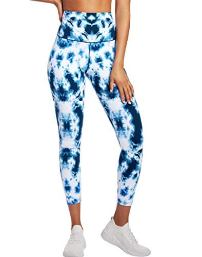 Image of Maidenform Women's Firm Foundations Shapewear Leggings - Available in Tall DMS085, Resolution Blue Tyedye, Medium