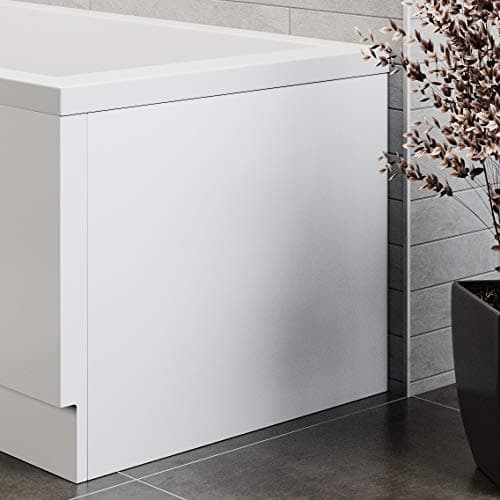 Image of White Acrylic Bath End Panel