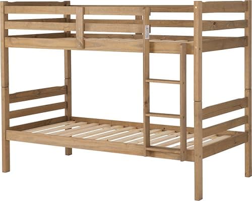 Image of Seconique Panama 3' Single Bunk Bed in Natural Wax