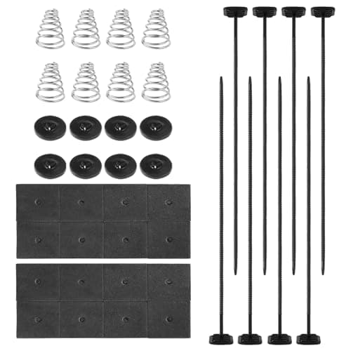Image of 40pcs Automotive Radiator Fan Mounting Kit, Electric Cooling Fan Zip Ties Transmission Cooler Radiator Bracket Down Kit for Universal Car SUV Truck Vehicle