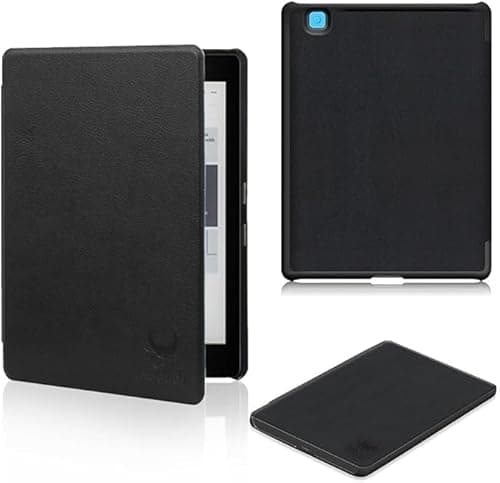 Image of Smart Case for Kobo Aura Edition 2 N236 6" - Kobo e-book cover ultra-thin, lightweight, protective case with intelligent automatic sleep wake function (black)