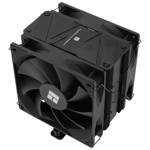 Image of TR-Burst Assassin 120 EVO DARK CPU Air Cooler,Double 120mm PWM Fans CPU Cooler, for Intel LGA1700/1851/1150/1151/1200&AMD:AM4/AM5, Computer CPU Cooling with Brushed Black Top,156mm High