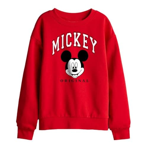 Image of Disney Mickey Original Kids Sweatshirt, Red, 7-8