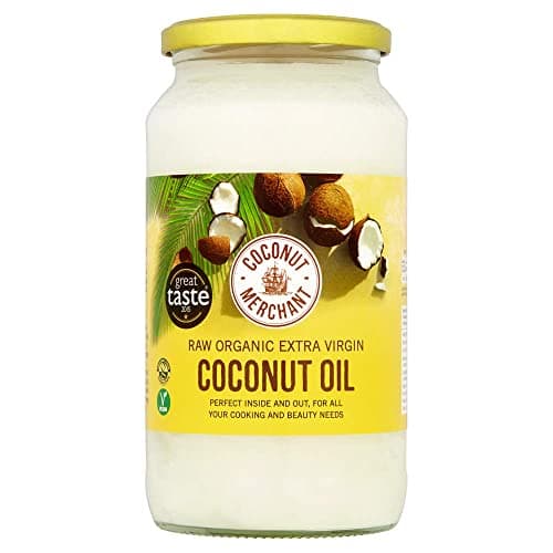 Image of Coconut Merchant Organic Coconut Oil 1L | Extra Virgin, Raw, Cold Pressed, Unrefined | Ethically Sourced, Vegan, Ketogenic and 100% Natural | For Hair, Skin & Cooking | 1L