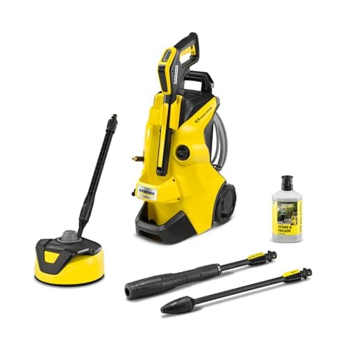 Image of Kärcher K 4 Power Control Flex Home Pressure Washer, Pressure: max. 130 bar, Flow Rate: 420 l/h, Area: 30 m²/h, Water Filter, Weight: 11.5 kg, Dirt Blaster, Spray Lance, incl. Home Kit