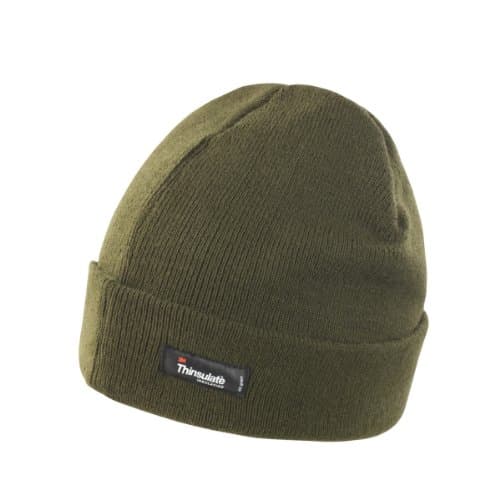 Image of Result Unisex Lightweight Thermal Winter Thinsulate Hat (3M 40g) (One Size) (Olive)