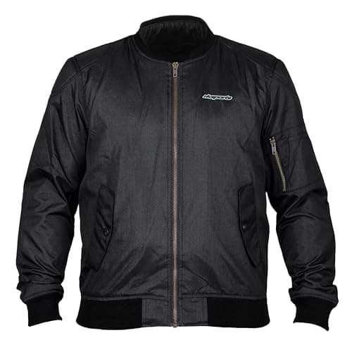 Image of RKsports Motorcycle Motorbike Scooter Waterproof Bomber Jacket CE Armoured (4XL, Black)