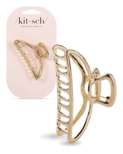 Image of Kitsch Metal Hair Clip for Women - Durable & Elegant Metal Hair Clip, Perfect for Everyday & Special Occasions - Gold, Pack of 1
