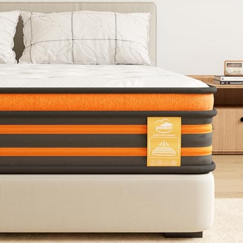 Image of SCEPKN 4FT Small Double Mattresses,10 Inch Gel Memory Foam Pocket Sprung Mattress with Wave Foam Hybrid Soft Fabric,9 Zone Orthopedic Small Double Mattress,Motion Isolation, 120x190x25cm
