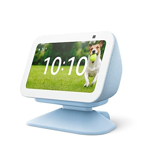 Image of Echo Show 5 (3rd Gen) Adjustable Stand with USB-C Charging Port | Cloud Blue