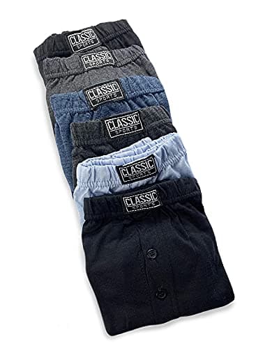Image of Undercover 6 Pairs Mens Cotton Rich Plain Boxers TF99 2XL