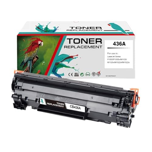 Image of Qualicom Compatible Toner Cartridge Replacement for HP LaserJet P1005 P1006 P1007 P1008 P1009 CB435A CB436A (Black 1-PK)