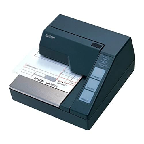 Image of Epson TM-U295 (292) 7-pin Serial Impact Dot Matrix Authorisation Slip Printer Serial (Epson Dark Grey) without power supply