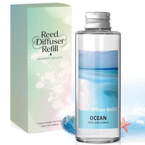 Image of Scent-Hi Reed Diffuser Refill 200ml, Ocean Scented Refill for Reed Diffuser, Home Fragrance for Home & Office Decor