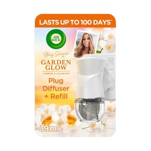 Image of Air Wick Sweet Garden Glow Advanced Electrical Plug-in Kit 19ml, Lasts for up to 100 Days, Air Freshener