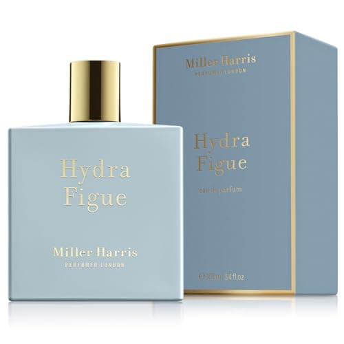Image of Miller Harris Hydra Figue Eau de Parfum 100ml – Fresh Fig & Woody Perfume | Citrus and Velvet Notes