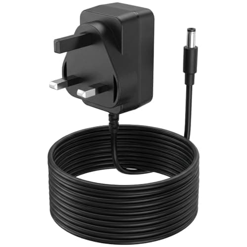 Image of 12V 2A Power Supply UK Plug Adapter, AC 100-240V to DC 12V Converter Transformer 12V DC Power Adapter for CCTV Camera LED Strip Lights Router TV Box USB Hub and Small 12V Devices 5.5x2.1mm