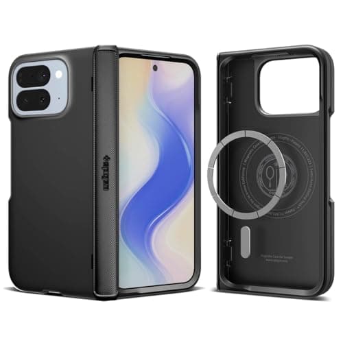 Image of Spigen Slim Armor Pro MagFit Case for Google Pixel 10 Pro Fold, Compatible with Pixelsnap and MagSafe [2025 New Feature] - Black