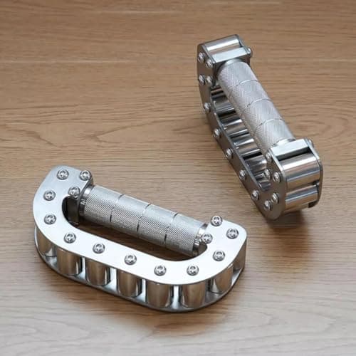 Image of 2PCS Dumbbells, Adjustable D-Shaped Shadow Boxing Dumbbell, Stainless Steel, 2KG Weight, for Arm Strength Training