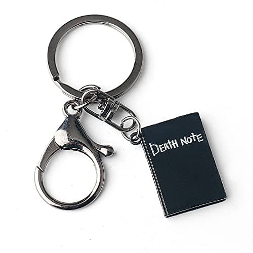 Image of Death Note Keychains Anime Figure Yagami Light/Misa Amane Key chain Pendant Metal Key Holder Charm Jewelry Keyring