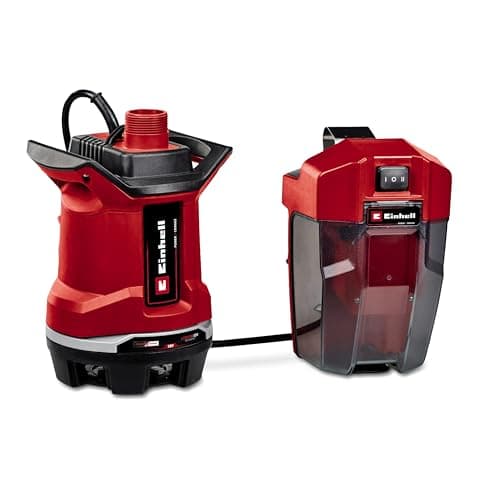 Image of Einhell Cordless Clean/Dirty Water Pump 18V Power X-Change, 7500 l/h, Battery Powered Submersible Pump to Drain Floods, Empty Hot Tubs and Pools, Without Battery GE-DP 18/25 Li Solo
