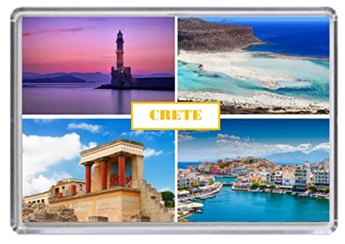 Image of Crete Greece Souvenir Acrylic Fridge Magnet (Standard: 70x45mm)