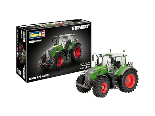 Image of Revell 07827 Fendt 728 Vario Tractor (Click System) 1:24 Scale Unbuilt/Unpainted Plastic Model Kit