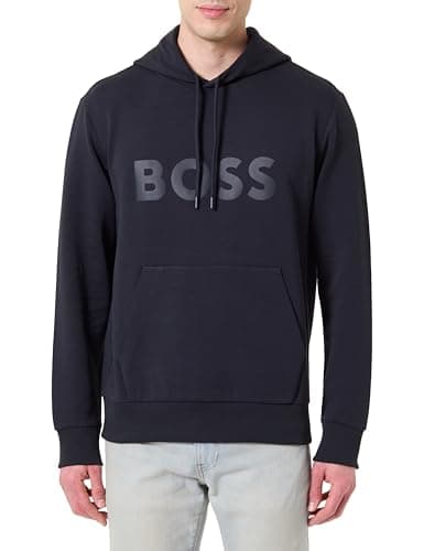 Image of BOSS Men's Sweatshirt, Dark Blue 402, M