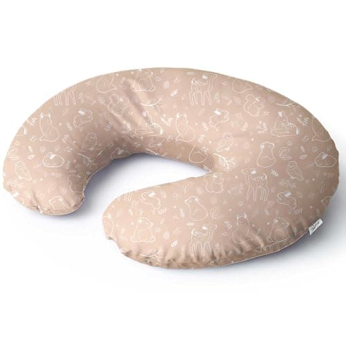 Image of Niimo Nursing Pillow - Oeko-TEX® Standard 100, Ergonomic Baby Support Pillow, Machine-Washable Baby Feeding Pillow, Multifunctional Feeding Pillows for Breastfeeding & Bottle-feeding, 100% Cotton