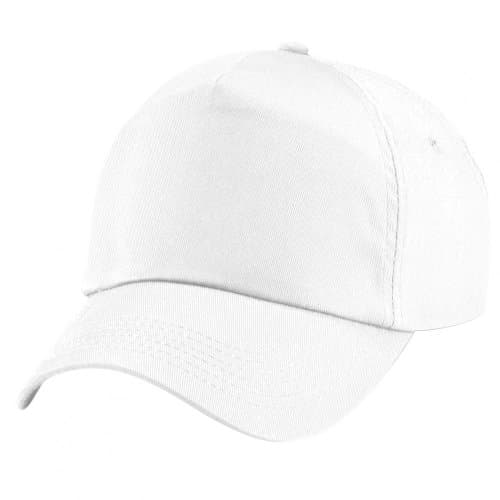 Image of Beechfield Original 5 Panel Baseball Work Cap 100% Cotton Twill Adults Unisex