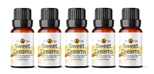 Image of Aroma Energy | Sweet Dreams Essential Oil Blend 50ml (5 x 10ml) - Blend of Lavender, Ylang Ylang & Camomile | Diffuser, Bath, Candles, Soaps, Aromatherapy | 100% Pure & Natural