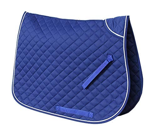 Image of Rhinegold Twin Bound Saddle Cloth - Full - Royal Blue