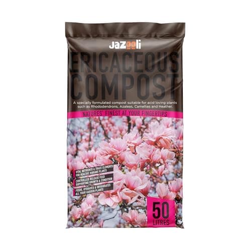 Image of Jazooli 50L Ericaceous Multi Purpose Organic Compost - Potting Soil & Seed Compost Formulated for Ericaceous Plants for Strong, Fast Rooting, Outdoor & House Plant