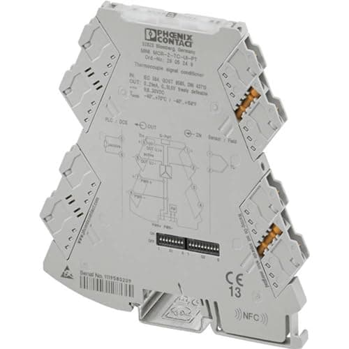 Image of Phoenix Contact MINI MCR-2-TC-UI Configurable Temperature Measuring Converter 2902055
