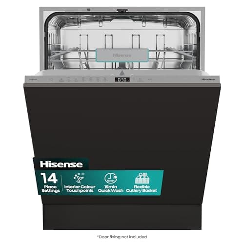 Image of Hisense Integrated Standard Dishwasher - Black - C Rated