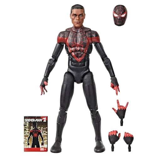 Image of Marvel Legends Series Ultimate Miles Morales Spider-Man Action Figure