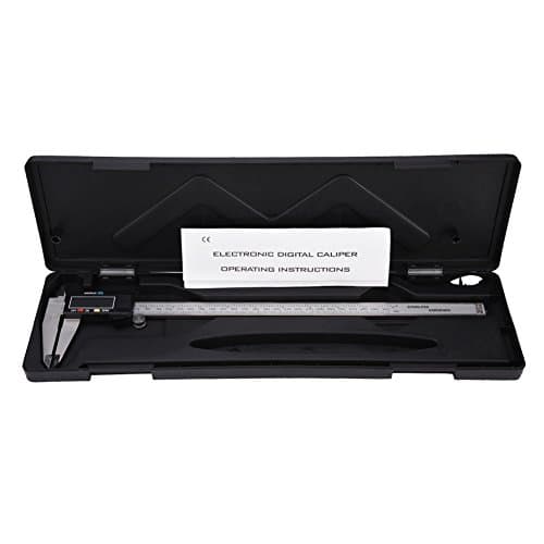 Image of Yosoo 300mm 12 Inch LCD Display Digital Caliper Vernier Micrometer Stainless Steel Electronic Metric Conversion Precision Measurement Tool w/Hard Case