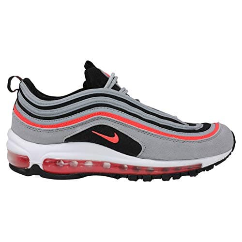 Image of NIKE Air Max 97 GS Running Trainers 921522 Sneakers Shoes (UK 3 US 3.5Y EU 35.5, Wolf Grey red Black 025)