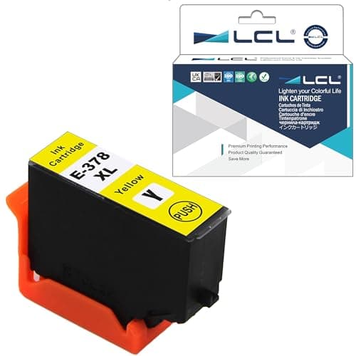 Image of LCL Compatible Ink Cartridge 378XL C13T3794401 (1 Yellow) Replacement for Epson Expression Photo XP-8500 XP-8505 HD XP-15000 XP-8600 XP-8000 XP-8005